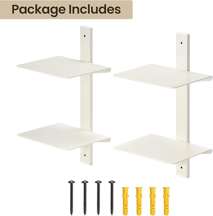 Floating Book Shelves for Wall, 4 Tier Invisible Floating Bookshelf, Vertical - Image 7