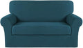Turquoize Stretch Sofa Slipcover 2 Pieces Sofa Cover Couch Cover by Turquoize