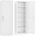 Ckzbx Metal Locker Tall Narrow Storage Cabinet, Gym Home Office, Entryway and by Ckzbx
