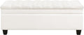 WUTUTUEE 51" Fabric Storage Ottoman Bench, Upholstered Rectangle End of Bed by WUTUTUEE