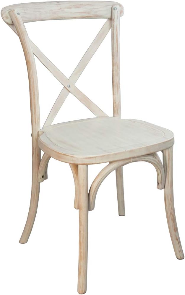 EMMA + OLIVER 2-Pack Wooden X-Back Dining Chair by EMMAOLIVER