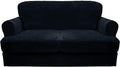 CUCRAF T Cushion Sofa Cover 3 Piece Loveseat Slipcovers, Soft Thick Velvet by CUCRAF