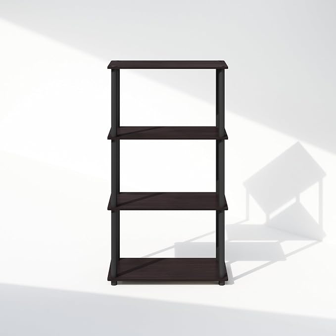 Furinno Turn-N-Tube Book Shelf, 4-Tier Bookshelf, Bookcase - Image 6