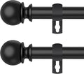 Curtain Rod Set for Windows 28 to 60 Inch by Poskena