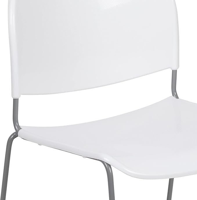 Flash Furniture HERCULES Series 5 Pack 880 lb. Capacity White Ultra-Compact - Image 7