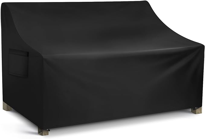 WLEAFJ Patio Sofa Cover Waterproof, 3-Seater Outdoor Sofa, Heavy Duty Deep by WLEAFJ