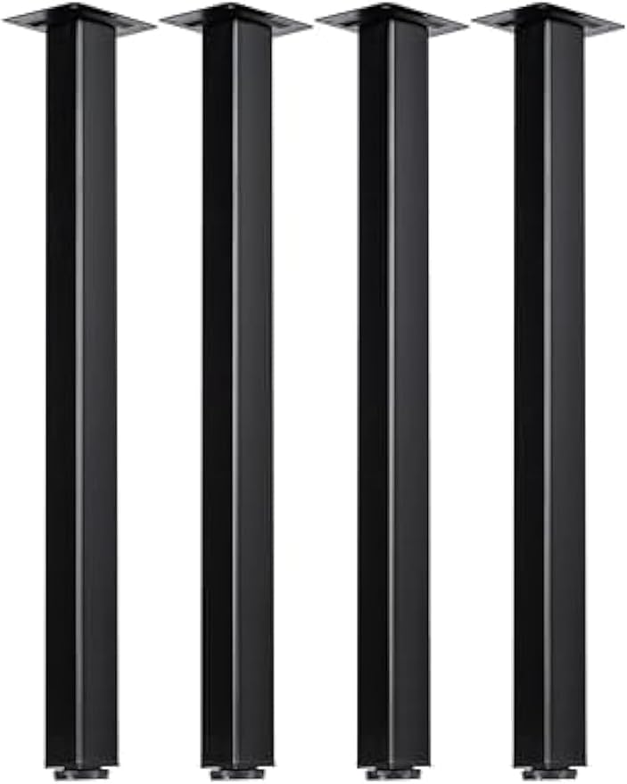 LCSDLHLSY Table Legs 32 inch, Adjustable Square Furniture Legs, by LCSDLHLSY