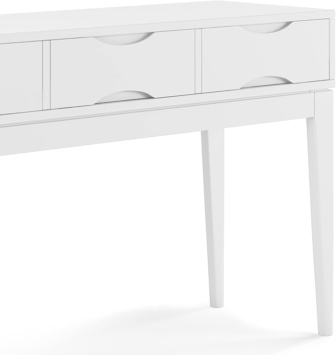 SIMPLIHOME Harper SOLID HARDWOOD 54 Inch Wide Mid Century Modern Console Sofa - Image 8