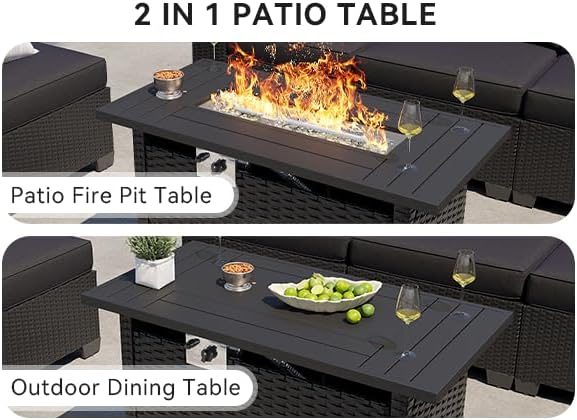 Aoxun Outdoor Patio Furniture Set - Image 9