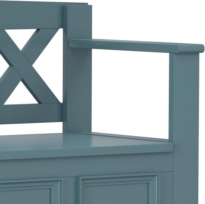 SIMPLIHOME Amherst Entryway Storage Bench - Image 12