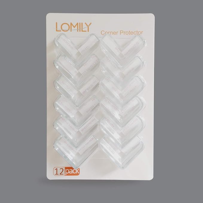 LOMILY Clear Corner Guards, Table Corner Protectors, High Resistant Adhesive Gel - Image 2