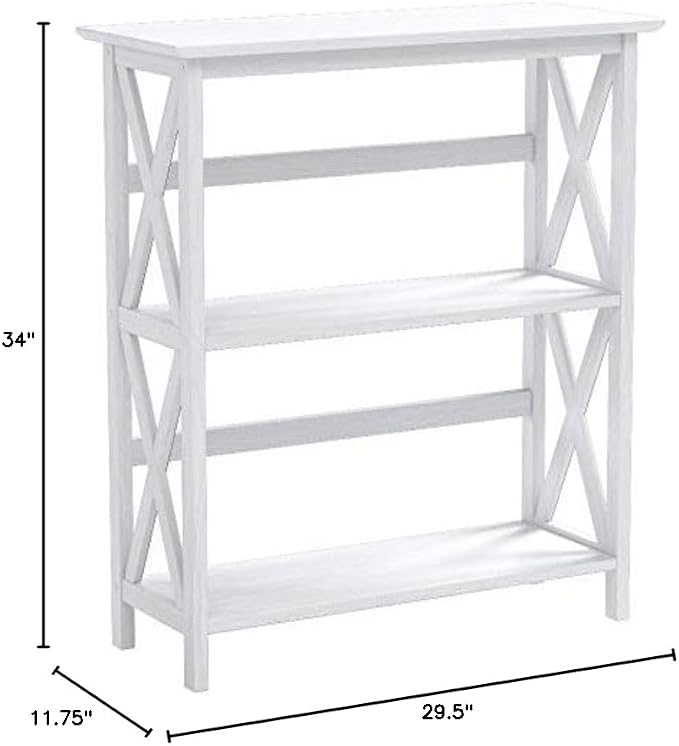 Casual Home Montego 3-Shelf Bookcase - Image 12