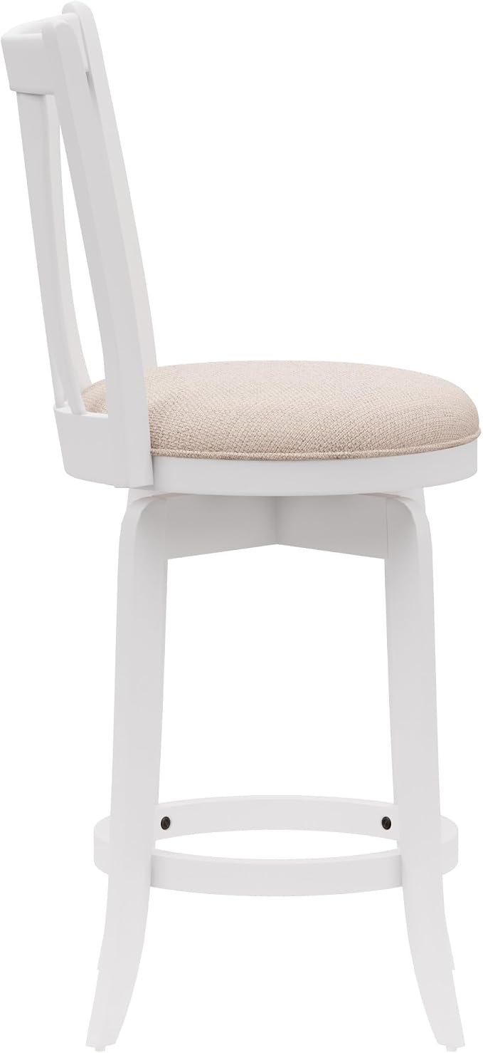 Hillsdale 25.5" Savana Wood Swivel Counter Height Stool - Image 11