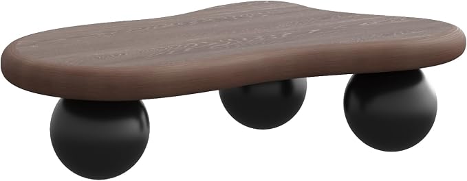47.2” French Country Rustic Cloud Coffee Table - Image 6