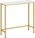 HOOBRO Narrow Console Table, 29.5" Small Entryway Table, Thin Sofa Table by HOOBRO