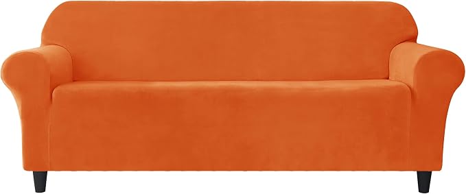 CONRUSER Stretch Sofa Slipcover, Soft Thick Velvet Couch Sofa Cover Furniture by CONRUSER