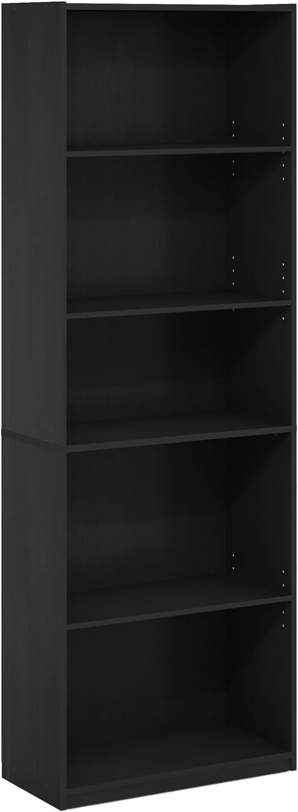 Furinno GEHRY Book Shelf, 5-Tier Bookshelf, - Image 5