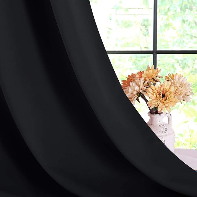 NICETOWN Living Room Curtains 80 inch Length 2 Panels Set - Image 6