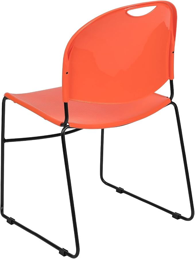 Flash Furniture HERCULES Series 5 Pack 880 lb. Capacity Orange Ultra-Compact - Image 6