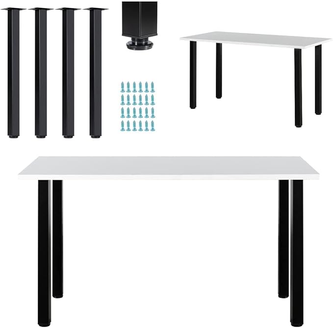 LCSDLHLSY 30 inch Adjustable Square Metal Table Legs, DIY Furniture Legs - Image 8