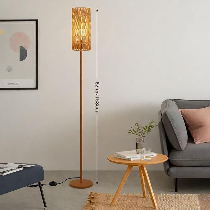 Ruiever Floor Lamp for Living Room, Farmhouse Floor lamp, Modern Standing lamp - Image 2