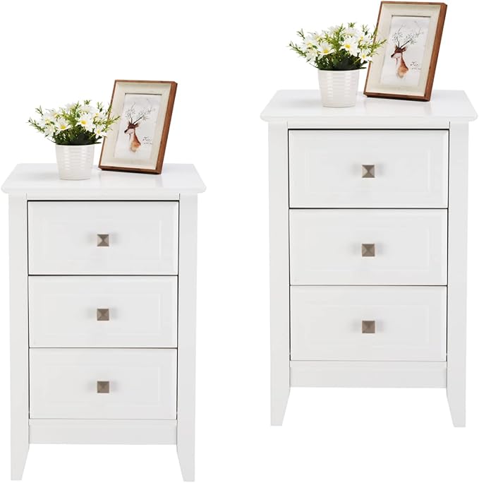 Bonnlo Upgraded White Night Stands - Image 5