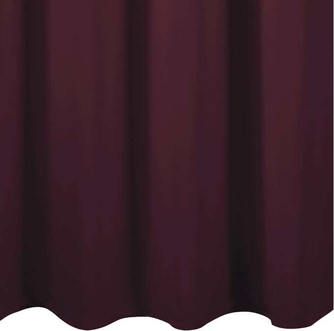 LEMOMO Burgundy Blackout Curtains 38 x 54 Inch Length/Set of 2 Curtain - Image 9