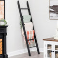Blanket Ladder for The Living Room and Bedroom, 5ft 8 inch, 6-Tier Wall Leaning by RELODECOR