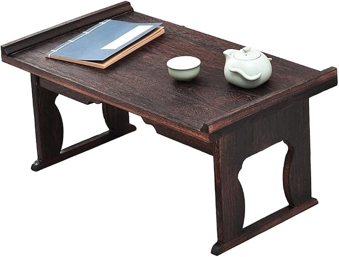 Vintage Japanese Wooden Foldable Low Table by Unknown