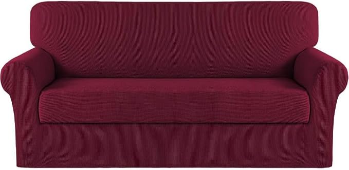 Turquoize Stretch Sofa Slipcover 2 Pieces Sofa Cover Couch Cover by Turquoize