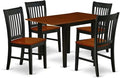 East West Furniture NDNO5-BCH-W 5 Piece Dinette Set by EastWestFurniture