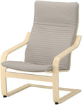 IKEA Poang Armchair Birch Veneer Knisa Light Beige 792.407.90 by IKEA