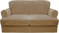 CUCRAF T Cushion Sofa Cover 3 Piece Loveseat Slipcovers, Soft Thick Velvet by CUCRAF