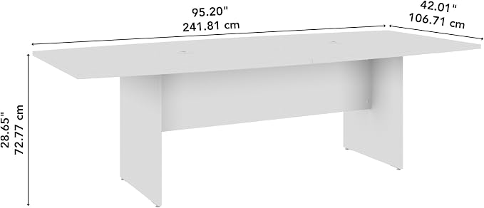 Bush Business Furniture 96-inch Office Conference Table - Image 3