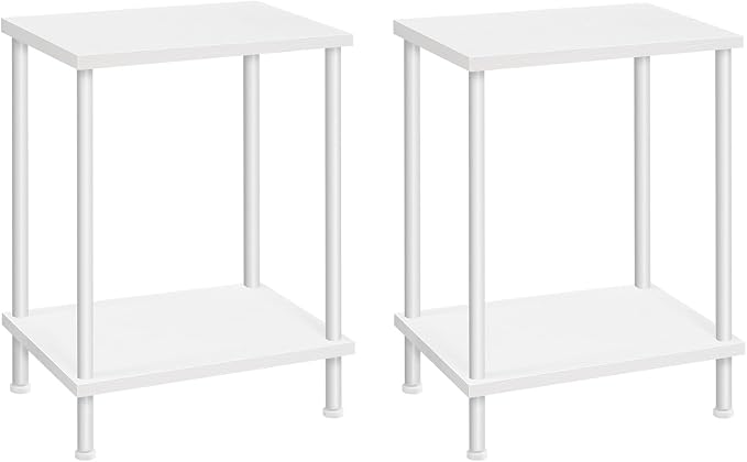 HOOBRO End Tables Set of 2, Small Side Table, Nightstand by HOOBRO