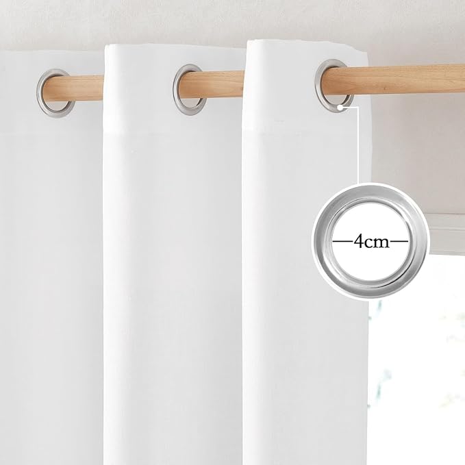 NICETOWN Linen 36 inch Curtains - Image 2