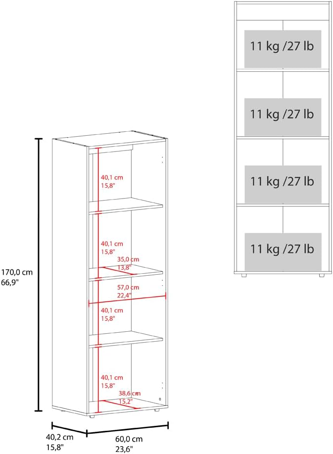 Soham Closet System Eco-Friendly Bedroom Organizer in Macadamia Finish - Image 3