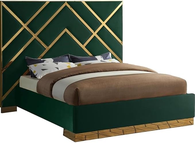 Meridian Furniture VectorGreen-Q Vector Collection Modern | Contemporary Velvet by MeridianFurniture
