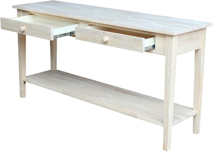 IC International Concepts Spencer Server Extended Length Console Table - Image 6