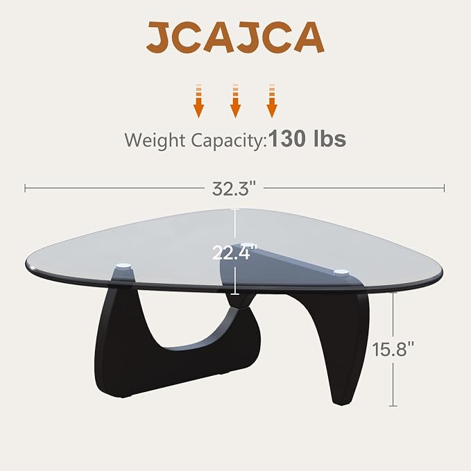 Coffee Table for Living Room Mid Century Modern Center Small Table - Image 2