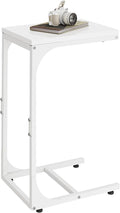 WLIVE C Shaped End Table, Small Couch Side Tables by WLIVE