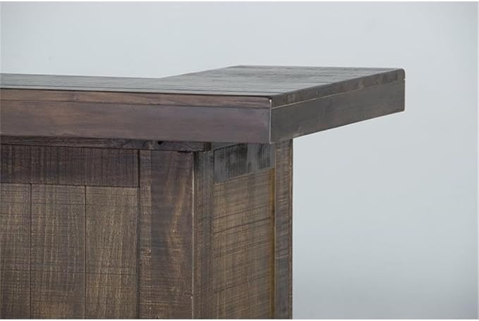 Pemberly Row 80" Transitional Wood Gorgeous Bar Unit - Image 10