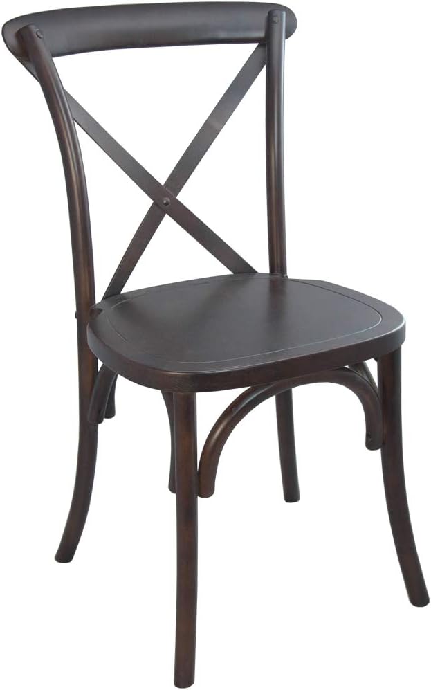 EMMA + OLIVER 2-Pack Wooden X-Back Dining Chair by EMMAOLIVER