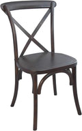 EMMA + OLIVER 2-Pack Wooden X-Back Dining Chair by EMMAOLIVER