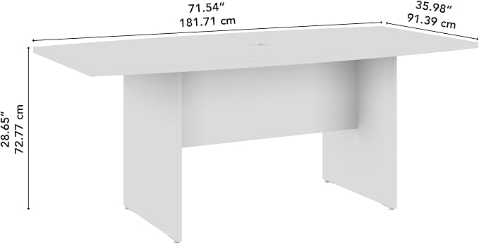 Bush Business Furniture 72-inch Office Conference Table - Image 3