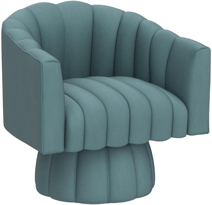 Dewhut Swivel Accent Chair, 360° Swivel Barrel Chair - Image 5