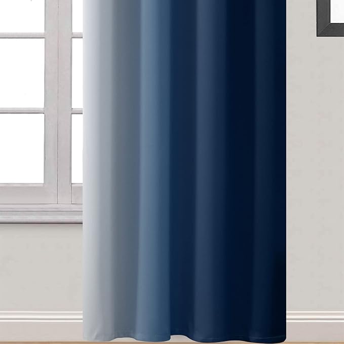 Yakamok 96 Inch Length Light Blocking Thermal Insulated Grommet Window Drapes - Image 4