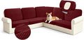 Arfntevss Velvet Sectional Couch Covers L Shape Couch Cushion Covers Slipcovers by Arfntevss