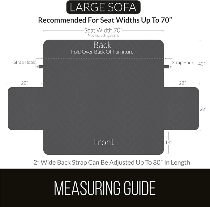 Sofa Shield® Couch Slip Covers for Dogs, Reversible Furniture Protector - Image 6
