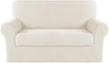 Turquoize Stretch Sofa Slipcover 2 Pieces Sofa Cover Couch Cover by Turquoize